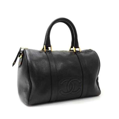 chanel vintage boston bag